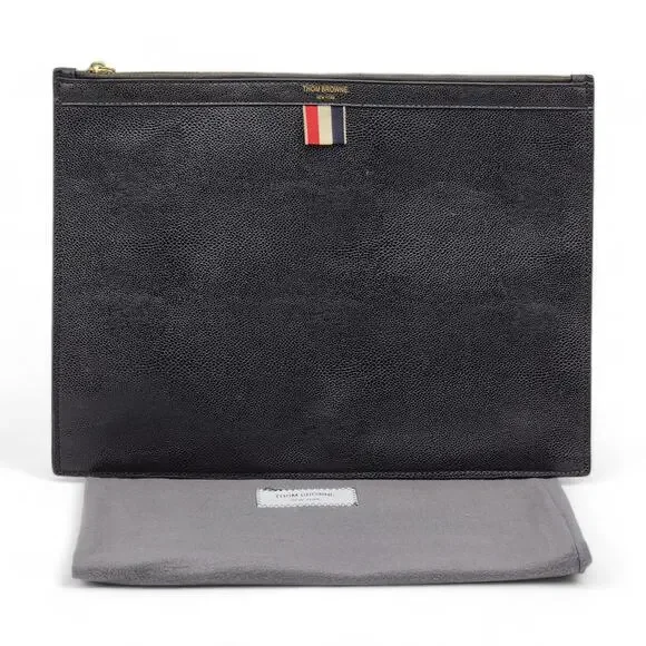 Zippered Pouch Thom Browne Pouch Thom Browne RWB Stripe Zip-Up